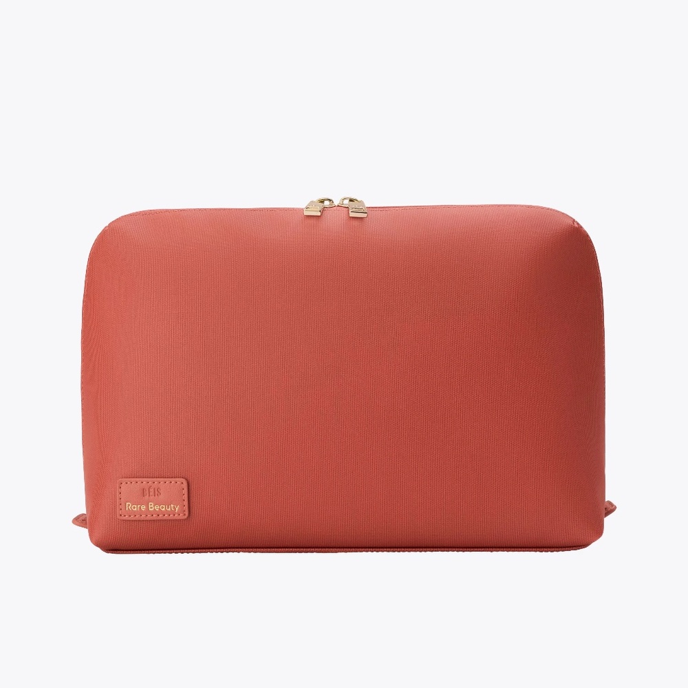 Beis x Rare Beauty The Large Cosmetic Pouch in Worth Pink Color - Picture 3 of 7